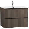 Тумба под раковину BELBAGNO UNO UNO-MINI-800-2C-SO-СO 80 см, подвесная, бежевый матовый UNO-MINI-800-2C-SO-CO